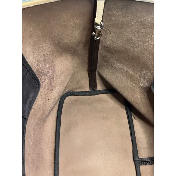 Coach Metro Tote F24341 Brown PVC Leather Trim Shoulder Bag Missing Hangtag - Picture 11 of 16